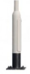 4M Flange-Plate Mounted Lighting Column, Galvanised, 76mm shaft