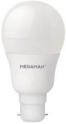 Megaman Economy LED GLS, 5.5W, B22, 2800K, 470lm, Not Dimmable