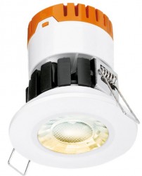 Aurora Enlite E8 Fire-Rated IP65 Downlight, 8W, Dimmable, CCT