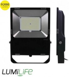 LumiLife SMD LED Flood Light, 80W, 6000K, 9200lm, IP65, Meanwell