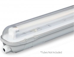 LumiLife LED-Ready IP65 Non-Corrosive Tube Fitting, 6ft Single