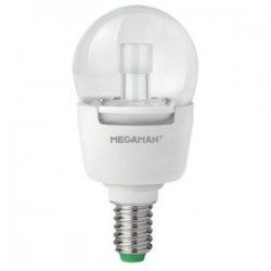 Megaman LED Golf Ball, 7W, 2800K, 400lm, CLEAR, Dimmable