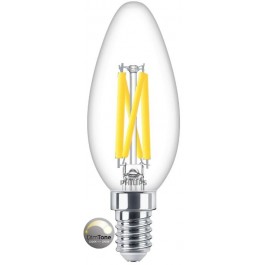 FLAMME Ampoule LED connectée filament E14 4.9W=25W 370lm dimmable
