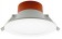 LUMiLife LED Downlight, 10W, IP54 Fascia, Dimmable, White, 90-95mm Cutout