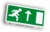 LumiLife 4W LED Emergency Exit Sign - Running Man Up