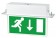 LumiLife 4W LED Emergency Exit Sign - Maintained - Recess