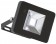 MLA 230V IP65 10W LED Black Die-Cast Floodlight RGB w/remote