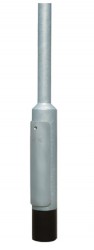 6M Root Mounted Lighting Column / Pole, Galvanised, 76mm shaft