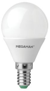 Megaman Gen2 LED Golf, 3.5W, E14, 2800K, 250lm, Not Dimmable