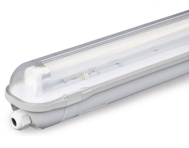 LumiLife LED-Ready IP65 Non-Corrosive Tube Fitting, 2ft Single