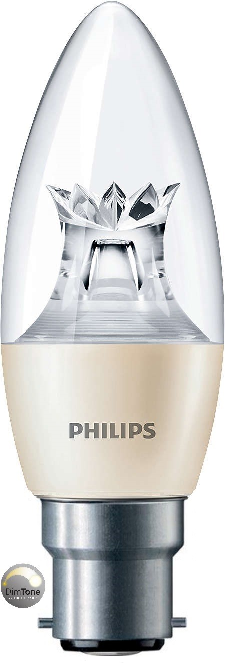 Philips Master LED Bulb E27 6W=40W B22 GLS DIMTONE Clear 