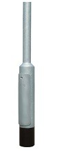4M Root Mounted Lighting Column / Pole, Galvanised, 76mm shaft