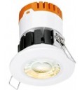 Aurora Enlite E8 Fire-Rated IP65 Downlight, 8W, Dimmable, CCT-Switchable