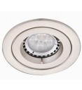 Ansell iCage Mini, Fire Rated Downlight Fitting, FIXED, SATIN CHROME