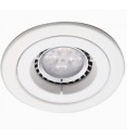 Ansell iCage Mini, Fire Rated Downlight Fitting, FIXED, WHITE