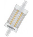 Osram Parathom LED R7s, 78mm, 8.5W-75W, 2700K, Dimmable, 5yrs
