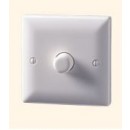Danlers DP1DLED 1-Gang Rotary and Push LED Dimmer, 250W Max (leading edge)