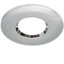 Powermaster Fire Rated IP65 Downlight, Clip-On Chrome Bezel