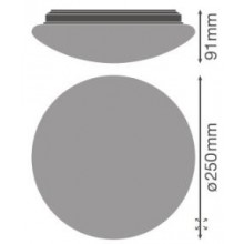 LEDVANCE Surface Circular 250, 13W, 3000K, 920lm, 250mm, SENSOR