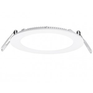 Aurora Enlite 9W LED Round Panel, IP44, 135mm Cut-Out, 3000K, 5yrs