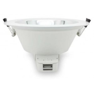 LUMiLife LED Frosted Downlight, 8W, IP54, 800lm, 90-100mm hole