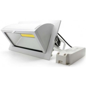 LUMiLife LED Rectangle Recessed Downlight, 35W, IP65, 220x130mm hole