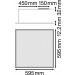LEDVance GEN2 Panel, 600mm x 600mm, 36W, 4320lm, 5yrs, DALI