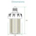 Heathfield LED ECO Corn Lamp, 80W, E40, 1yr