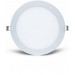 MEGE LED Round Panel, Recess, 12W, 160mm Cut-Out, IP44, 5yrs